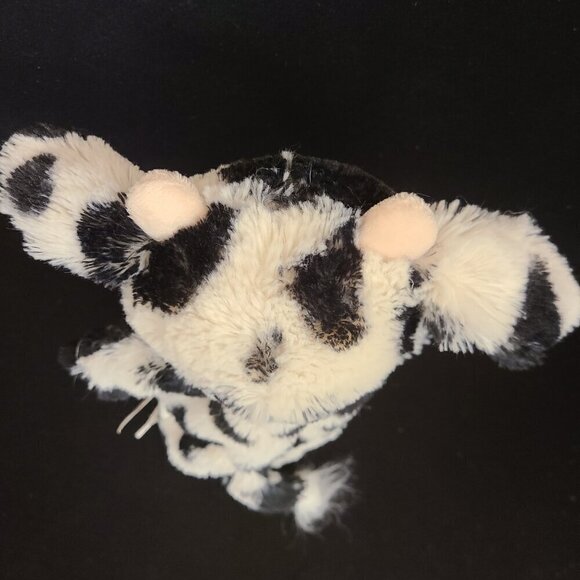 Demdaco Nat & Jules Cormac Cow Hand Puppet Fuzzy Plush Calf Black White 12 Inch - Picture 8 of 12